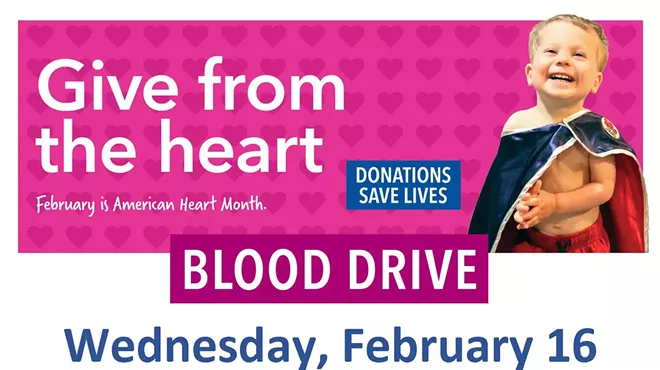 Image: Give From the Heart Blood Drive
