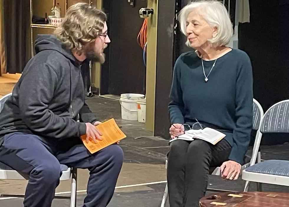 Rehearsal photo - Alex Headley & Patricia Jordan