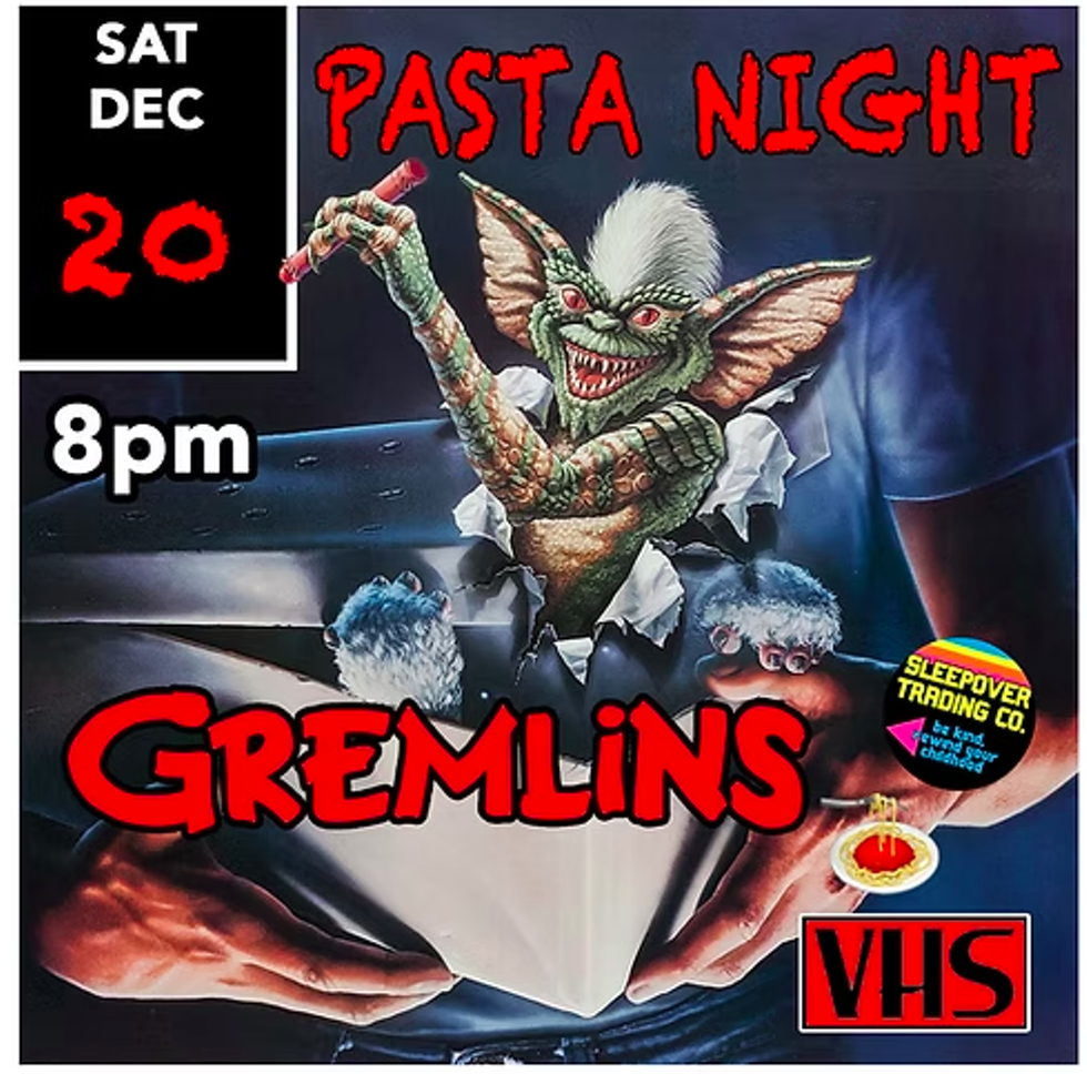 Gremlins VHS Pasta Night Screening