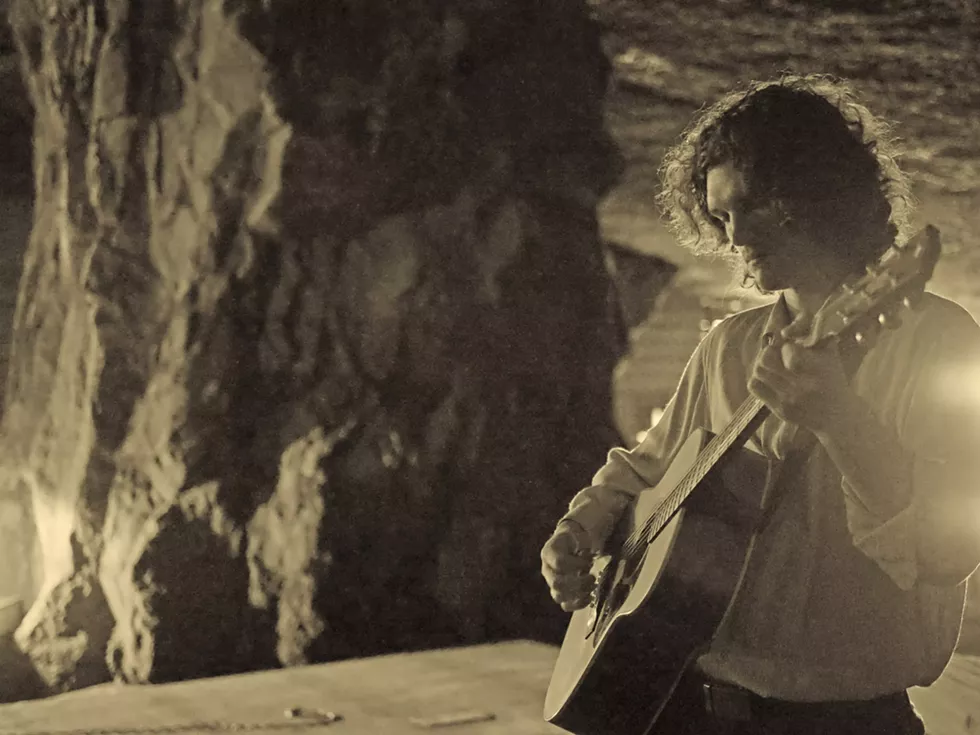 Henry Ferland in the Widow Jane Mine