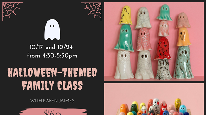 Image: Halloween-themed Family class with Karen Jaimes