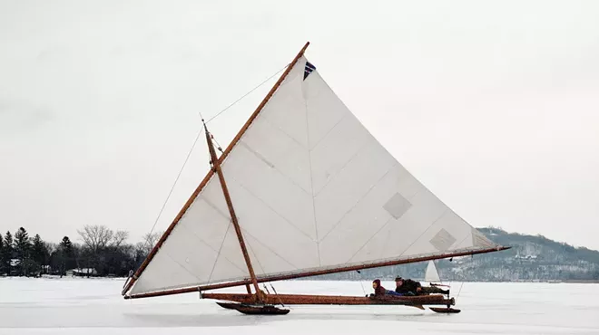Image: "Hard Water Sailing" on View at the Stewart House
