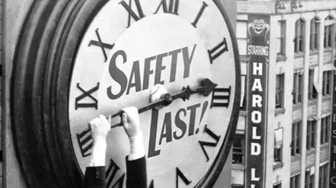 Image: Harold Lloyd in "Safety Last!"