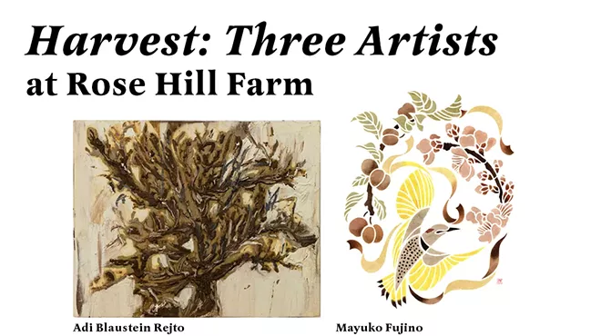 Image: Harvest: Three Artists, an art show