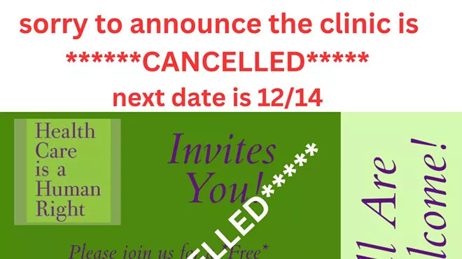 Image: HEALTH CARE IS A HUMAN RIGHT CANCELLED