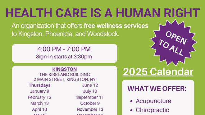 Image: Health Care Is A Human Right - Kingston Free Wellness Services