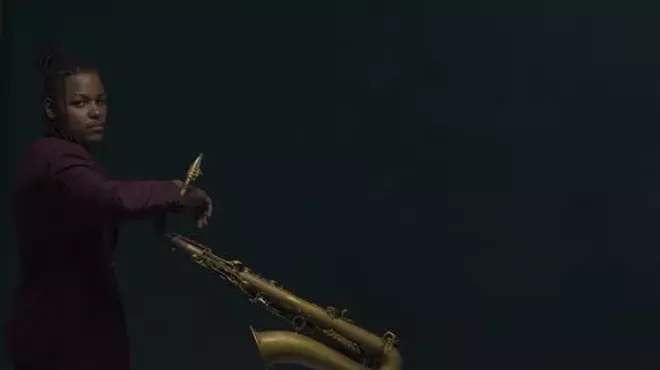 Image: Herv&eacute; Alexandre on Saxophone with DJ