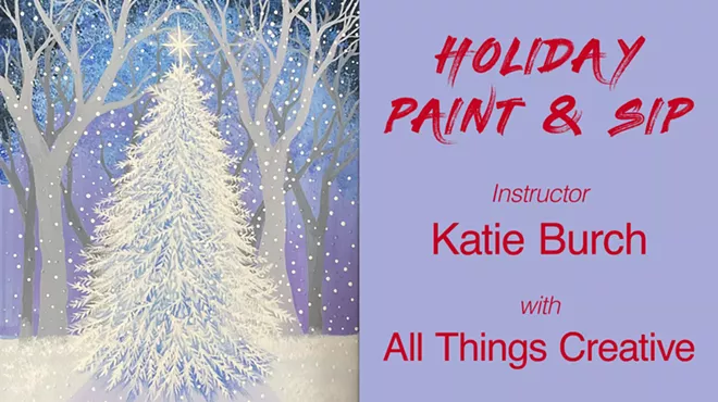 Image: Holiday Paint & Sip with Katie Burch