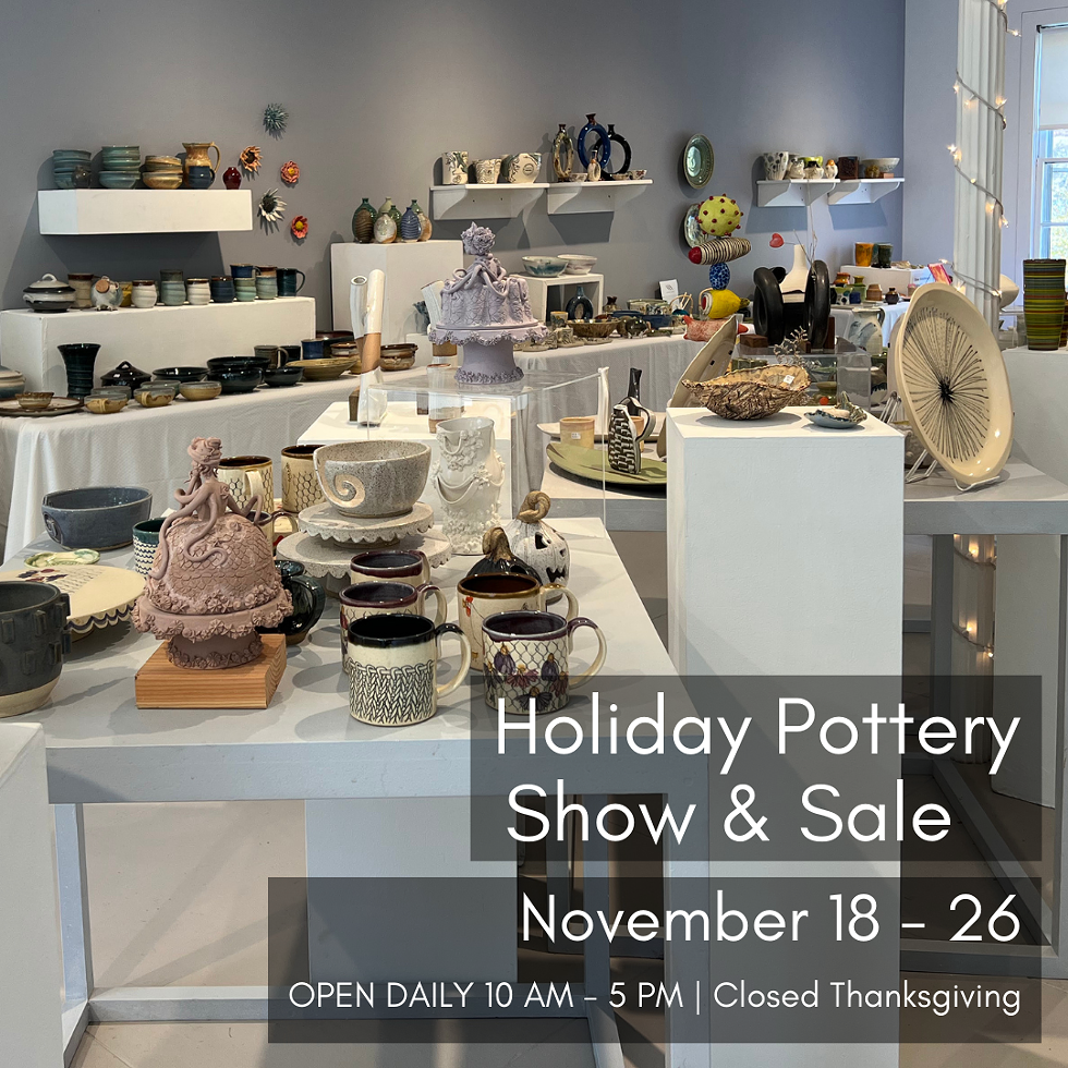 Holiday Pottery Show & Sale