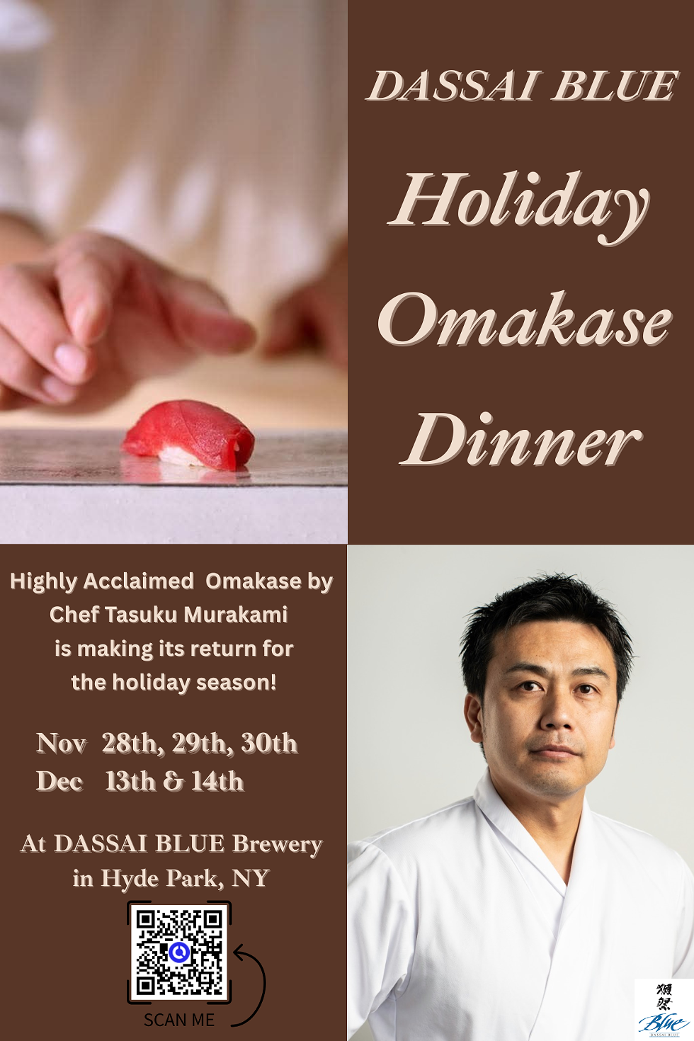 Holiday Sushi Omakase Pop Up