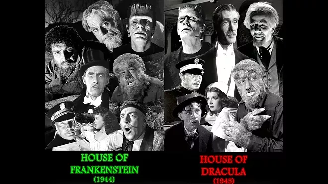 Image: "HOUSE OF FRANKENSTEIN" AND "HOUSE OF DRACULA" at The Rosendale Theatre