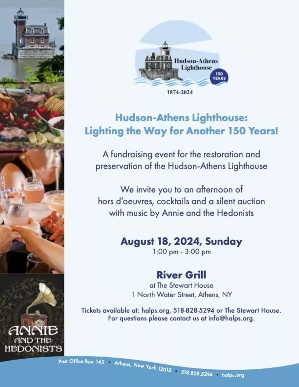 Hudson-Athens Lighthouse Annual Fundraiser: Lighting the Way for Another 150 Years!