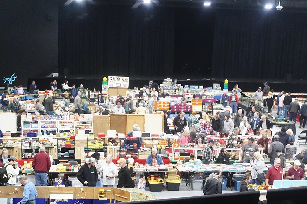 The crowd at the 2024 Hudson Valley Train Show