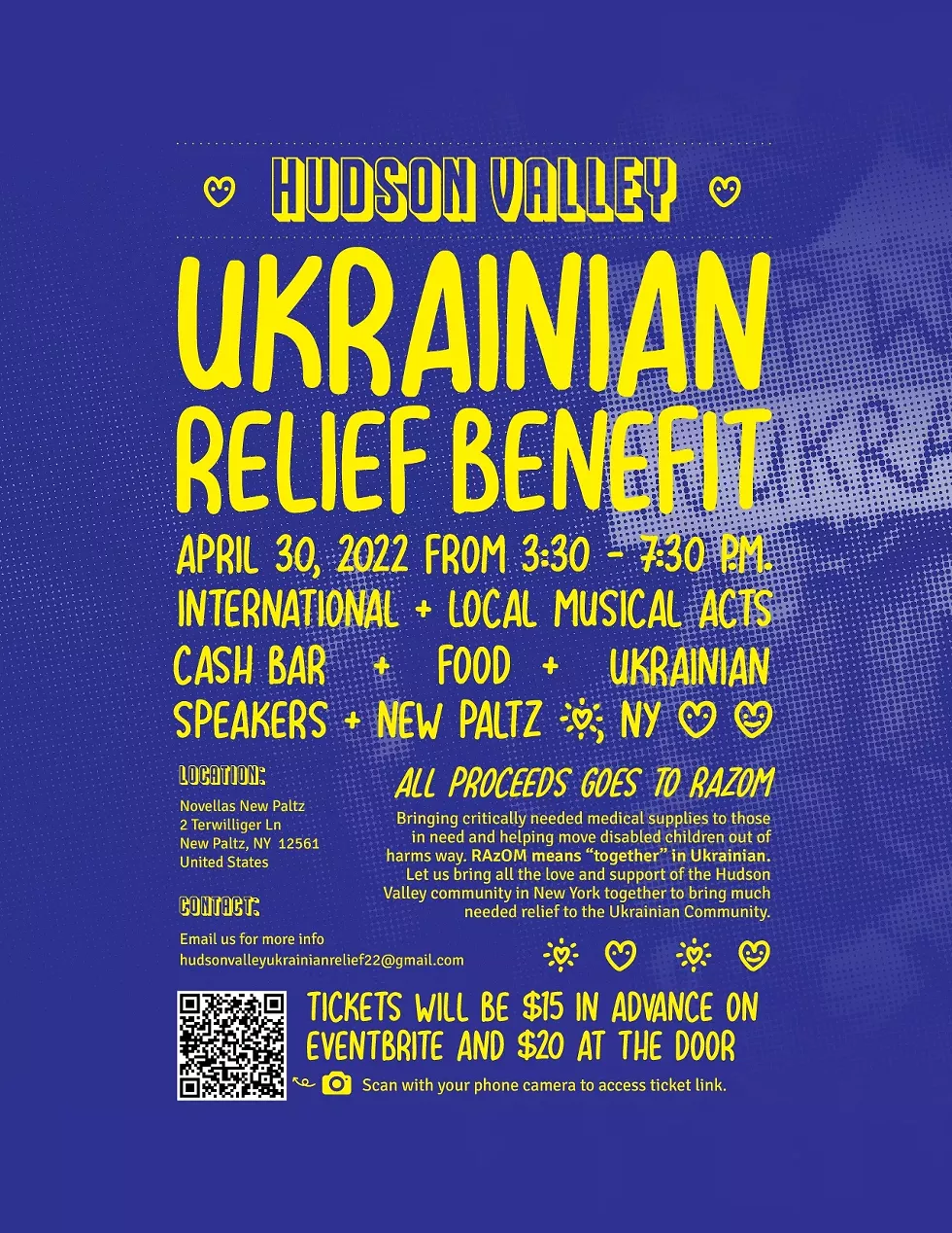 Hudson Valley Ukrainian Relief Benefit