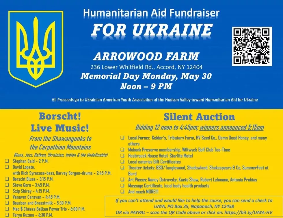 FUNDRAISER FOR UKRAINE! MUSIC, FOOD, AUCTION!