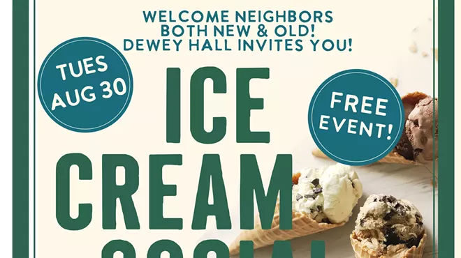 Image: Ice cream social at Dewey Hall!
