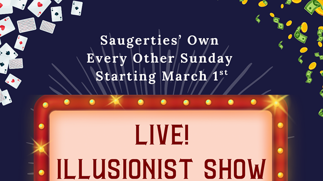 Image: Illusionist Thomas Baker at The Dutch