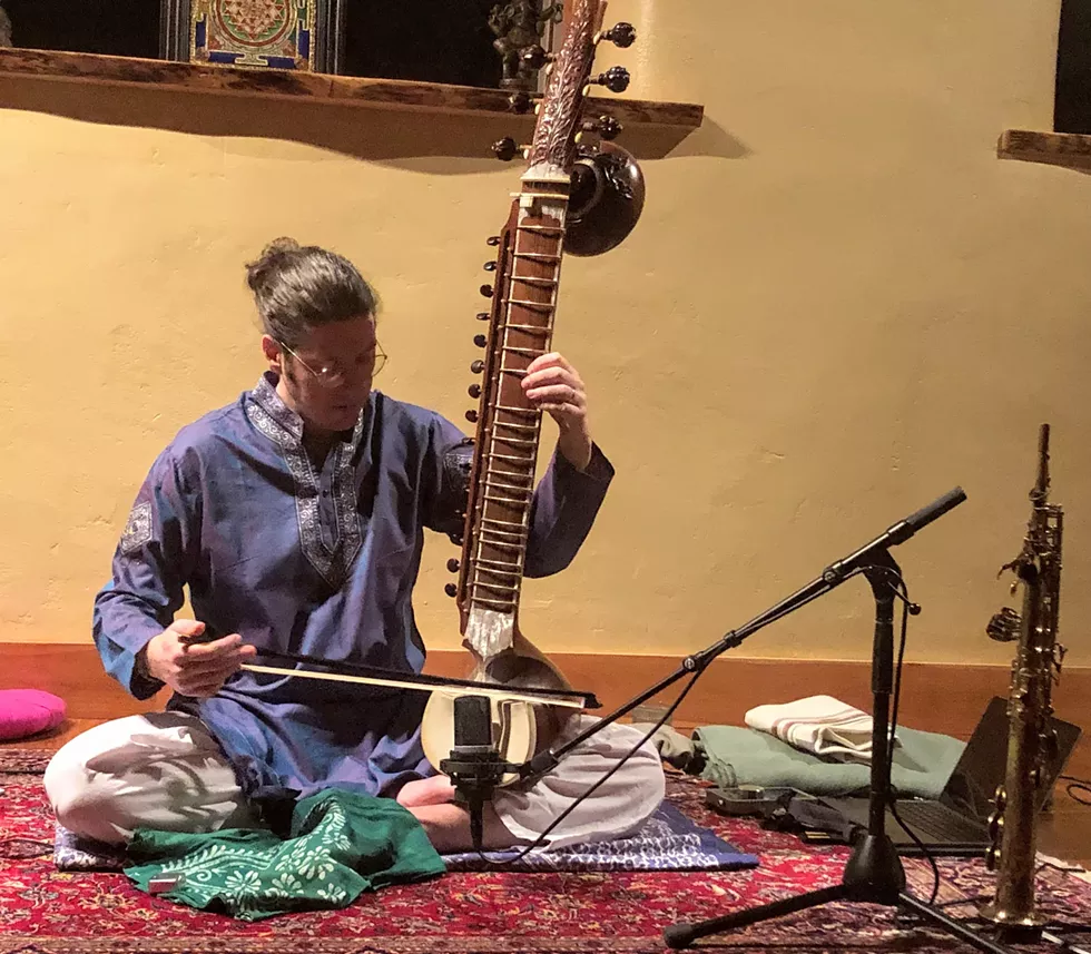Jonathan Kay playing the Esraj