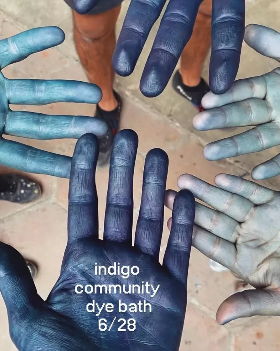 Indigo Community Dye Bath with Hanoux