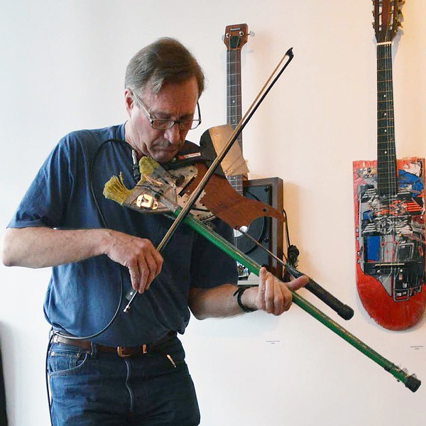Instrument Maker Butler Plays Roxbury Gallery
