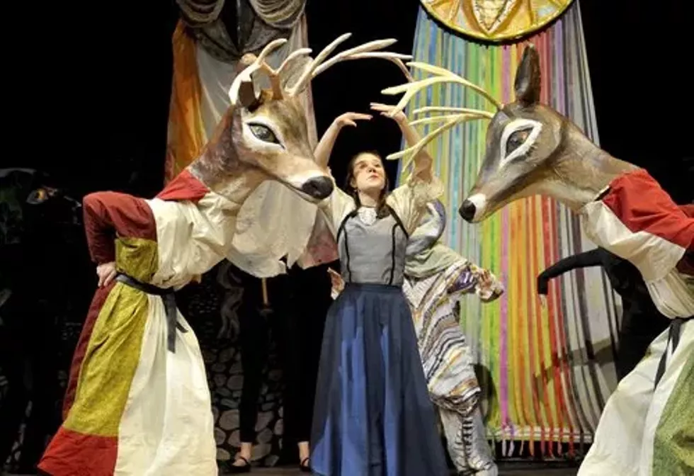 Lucia with the Deer