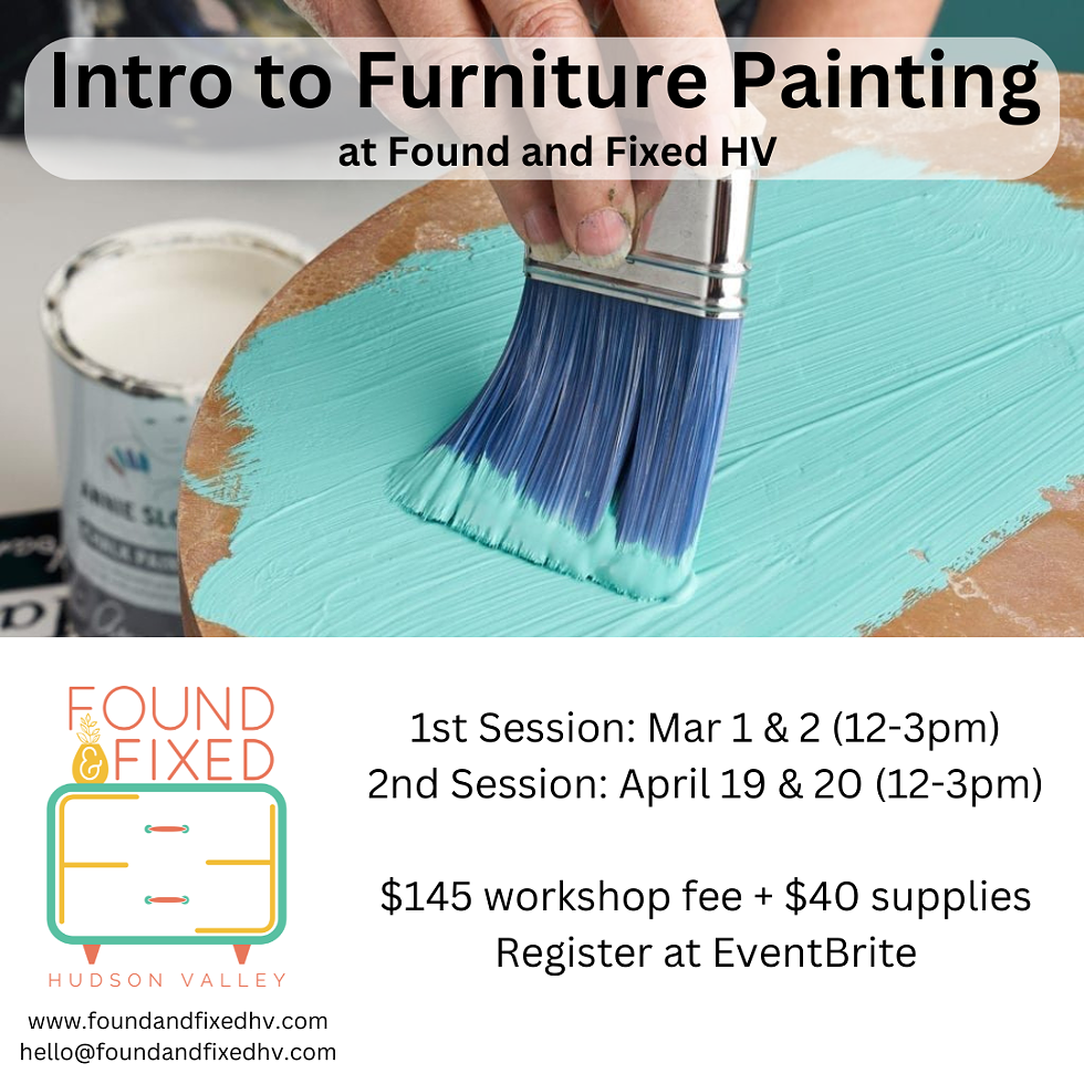 Intro to Furniture Painting