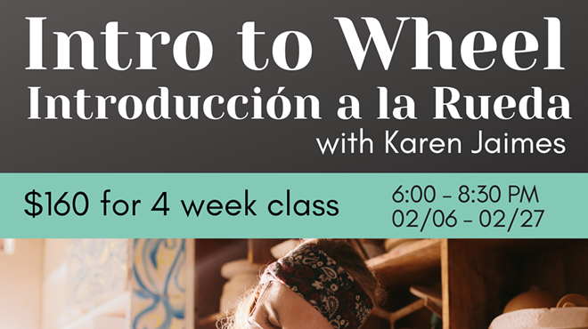 Image: Intro to Wheel Throwing (Adults) with Karen Jaimes