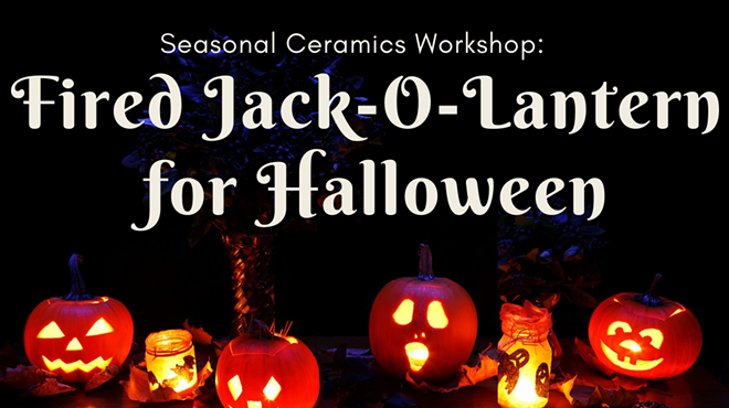 Jack-O-Lantern Ceramics Class Workshop
