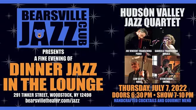 Image: Jazz Dinner Club at Bearsville Theater with The Hudson Valley Jazz Quartet