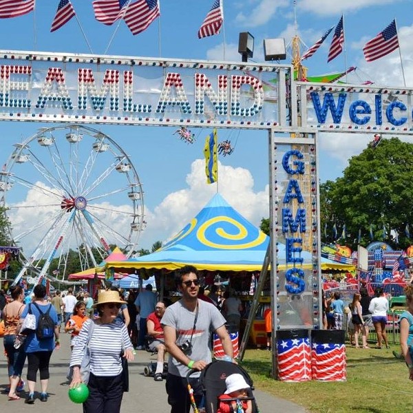 The carnival midway features rides, games and food for the whole family.