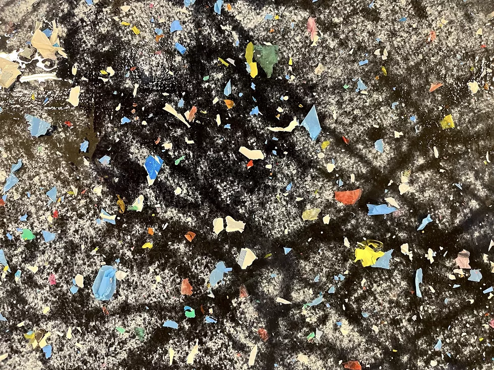 Judy Thomas, Confetti, detail