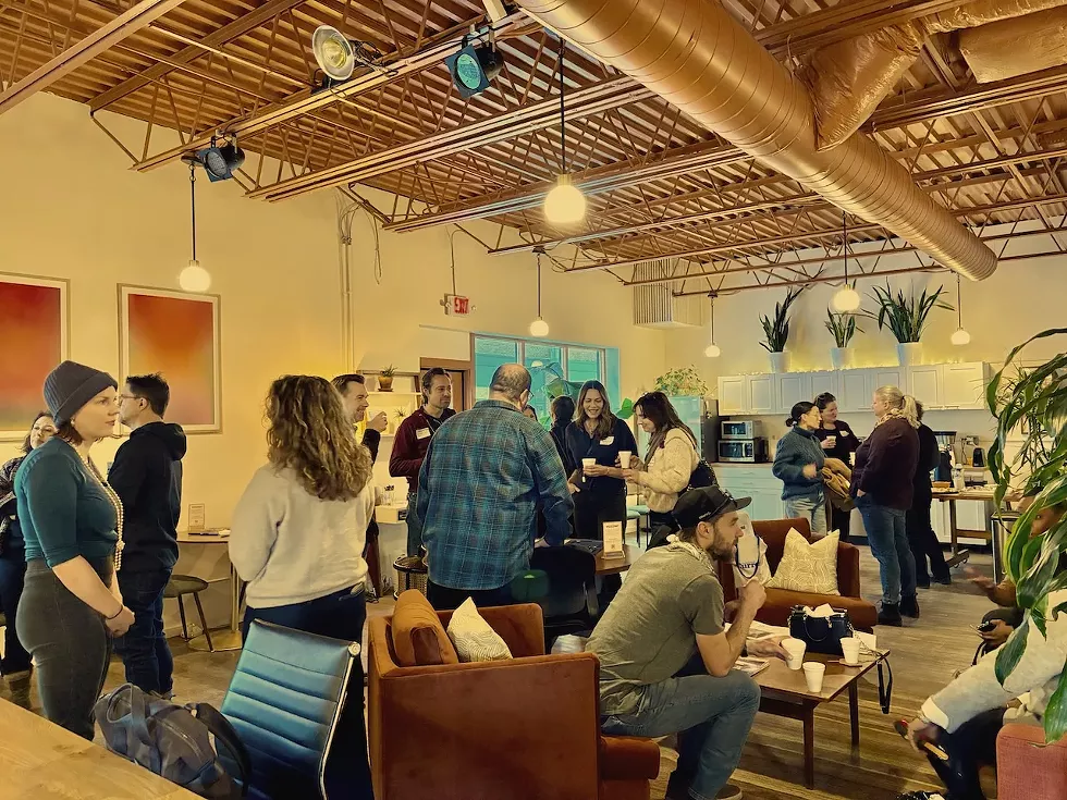 One of the Just Bea-Cause mixers at Beahive in Beacon.