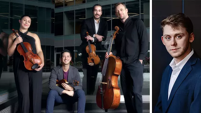 Image: KASA Quartet with ANTHONY RATINOV, piano