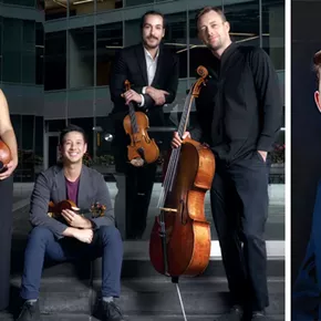 Image: KASA Quartet with ANTHONY RATINOV, piano