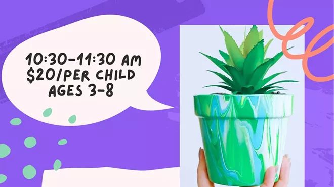Image: Kids Art Workshop: Painting Spring Flower Pots