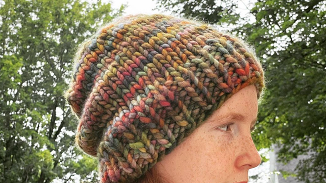 Image: Knitting a Cozy Hat Workshop with Helen