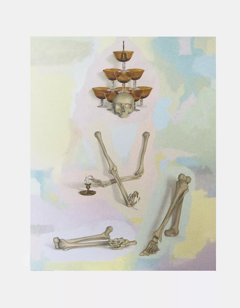 Charlie Goering, Natura Morta, 2022, oil on canvas, 60x48 inches
