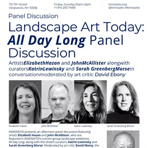 Image: Landscape Art Today: All Day Long Panel Discussion