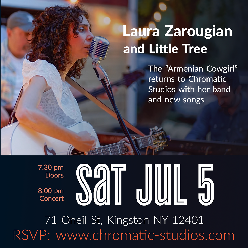 Laura Zarougian and Little Tree