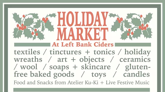 Image: Left Bank Holiday Market this Sunday 12/18!