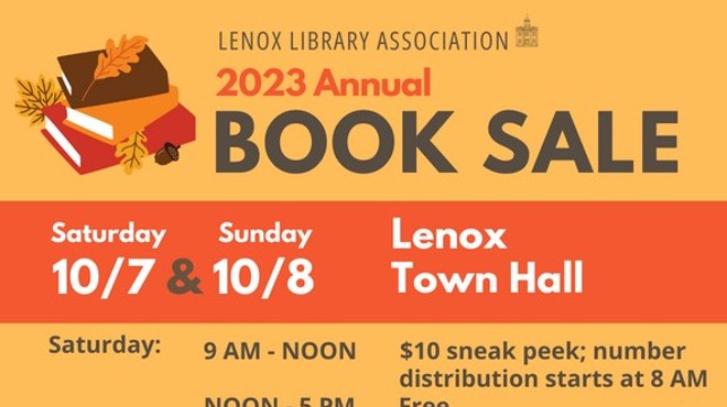 Lenox Library Association’s 28th Annual Book Sale October 7-8