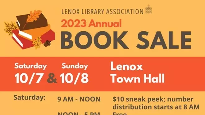 Image: Lenox Library Association&rsquo;s 28th Annual Book Sale October 7-8