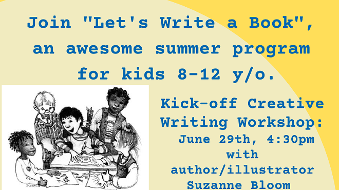 Let's Write a Book, a creative writing workshop for kids