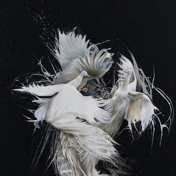 Image of “Septentrio”, 2021, Oil and acrylic on linen, 72" x 56" by Lily Morris