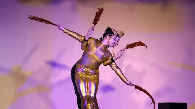 Image: Linda Diamond & Company perform to the works of Ford Crull