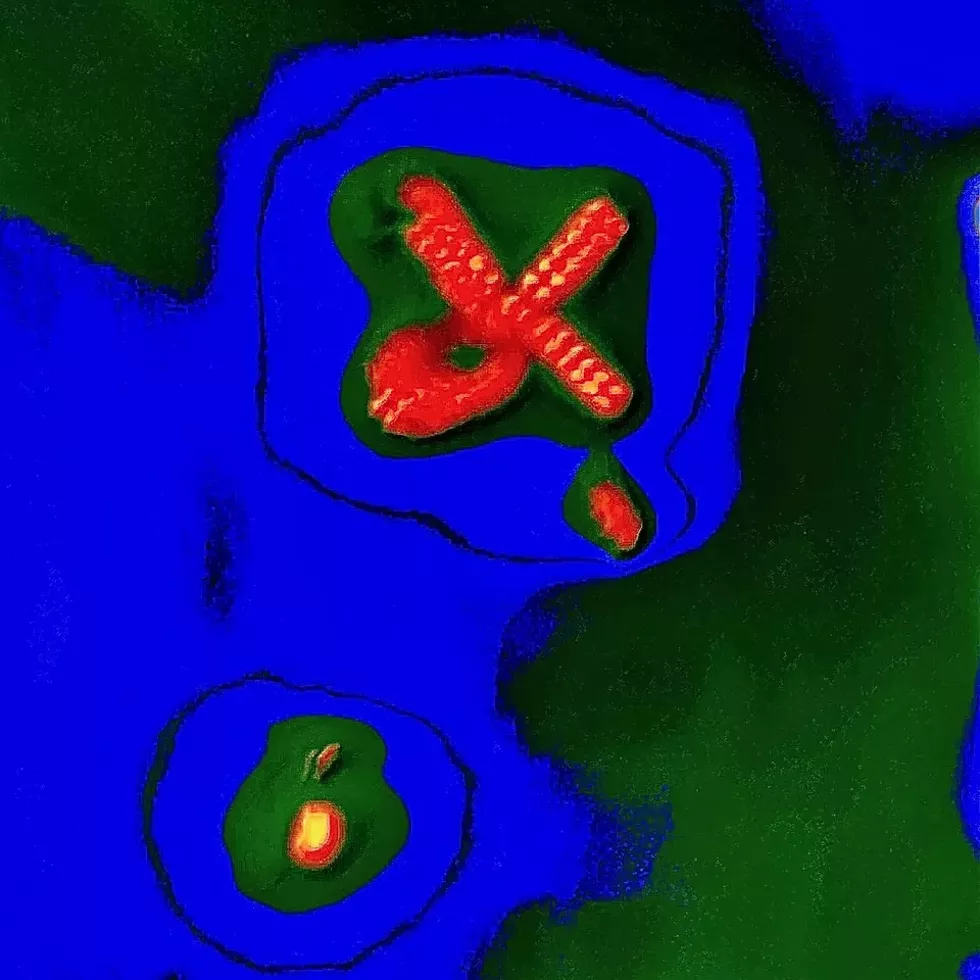 "X.Ing" 12"x12" aluminum print