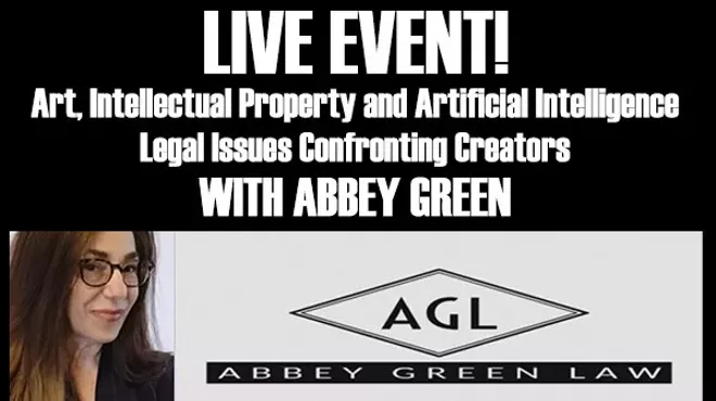 Image: LIVE EVENT: Art, Intellectual Property And Artificial Intelligence (Legal Issues Confronting Creators)