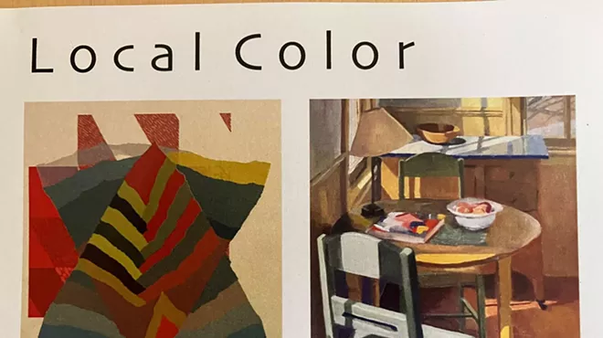 Image: "Local Color," work by Sarah Mecklem and Lynn Woods