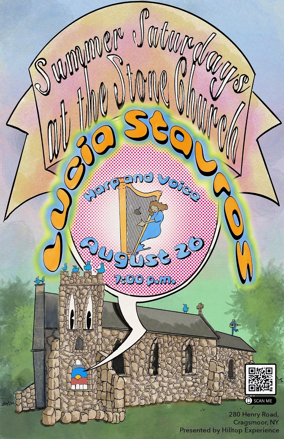Lucia Stavros at the Cragsmoor Stone Church, presented by The Hilltop Experience