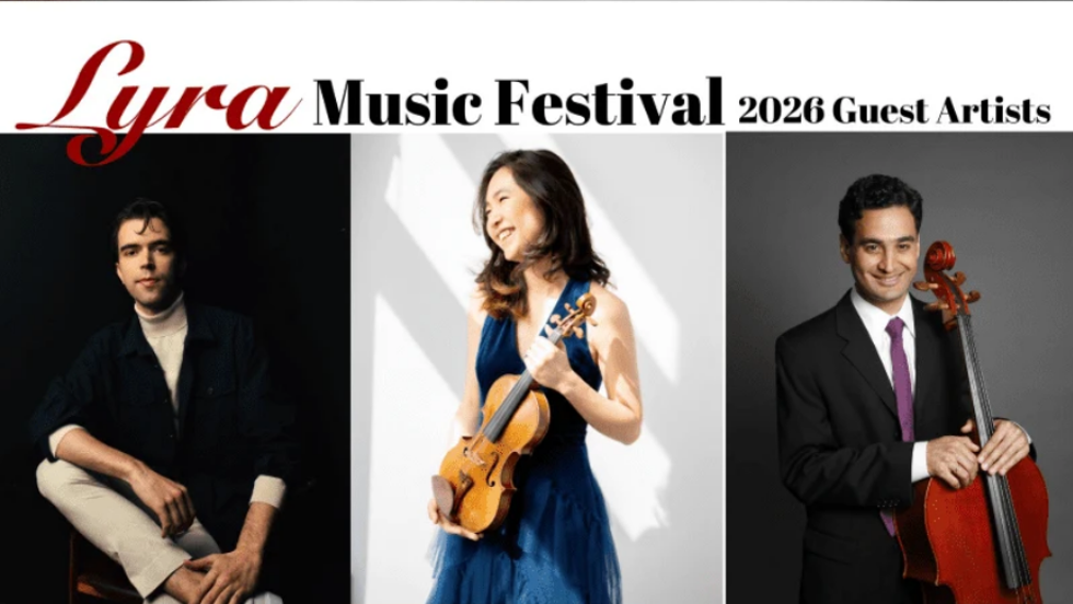 Albert Cano Smit, Danbi Um, and Raman Ramakrishnan (Lyra Music Guest Artists 2026)